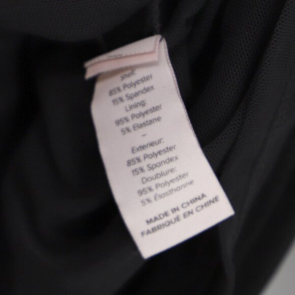 Cinq à Sept Coralie Mini Dress in Black Fitted Wrap Cinched Asymmetric V-neck Si - Picture 9 of 9